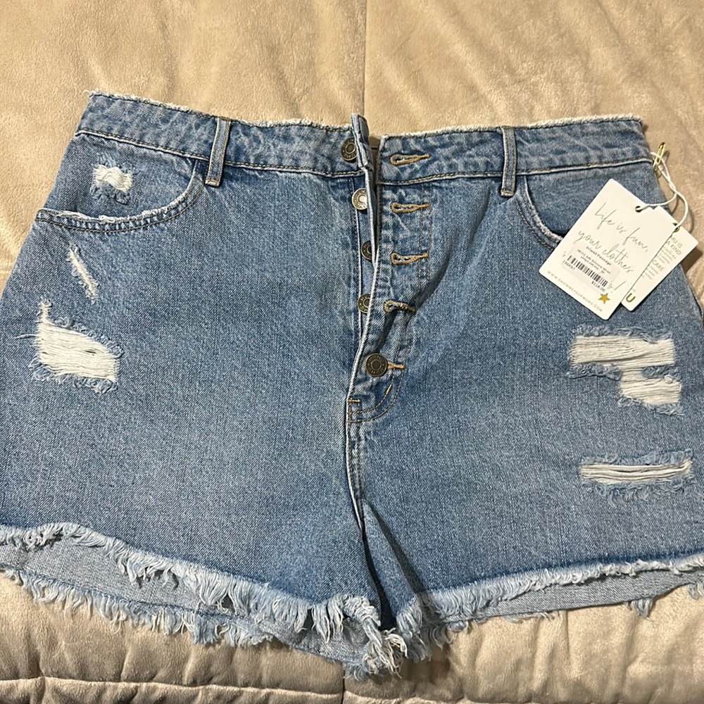 Show me your mumu denim shorts